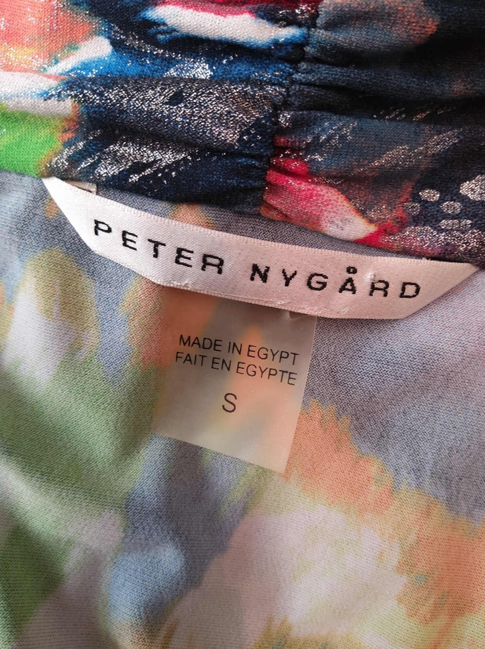 Peter Nygård Multicolor Abstract Drape Cardigan - Picture 8 of 9